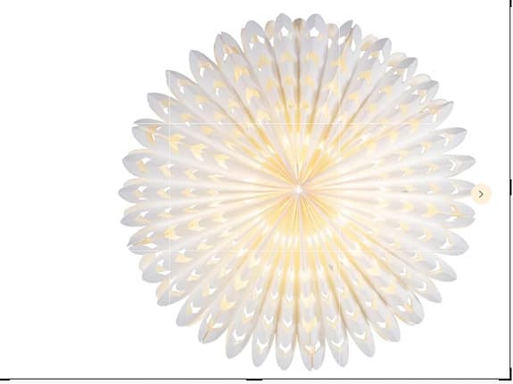 Julstjärna ”Watt & Veke”  Elvira 45 White