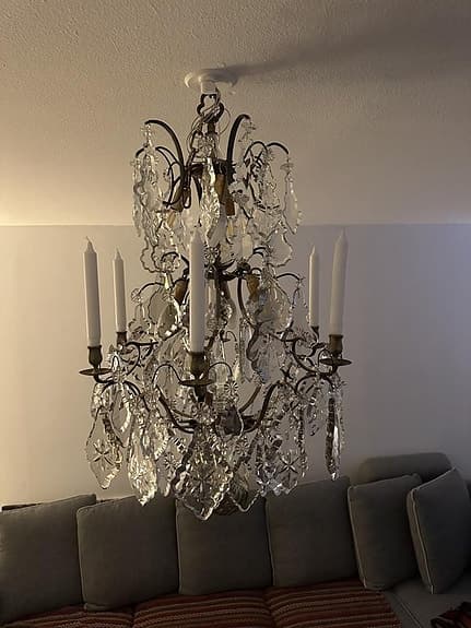 Antik kristallkrona 1880–1900, Unik hantverk i Blyglas