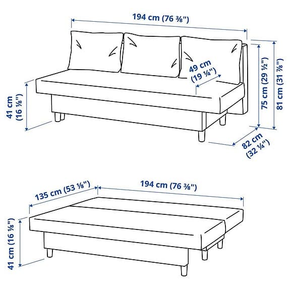 Bäddsoffa till salu sofabed