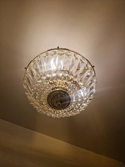 plafond kristallkrona