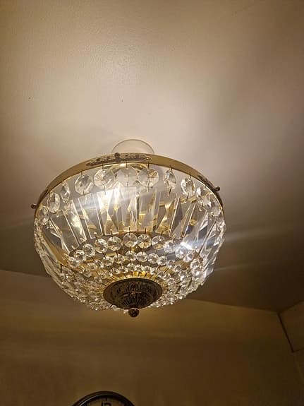 plafond kristallkrona