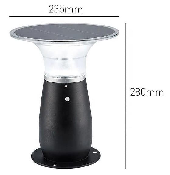 Vintermysigt ute? 2 st NYA Helios Mushroom solcellslampor