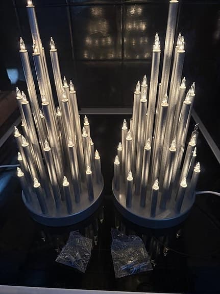 Markslöjd adventsljusstakar