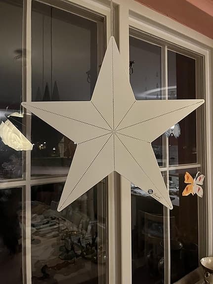 adventsstjärna/julstjärna från Svenssons
