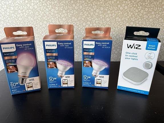 Philips Wiz smarta lampor (WiFi)