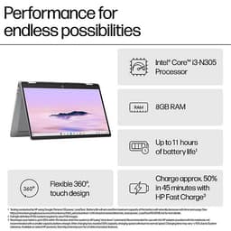 HP Chromebook Plus x360 14” – Ny, endast testad – 4399