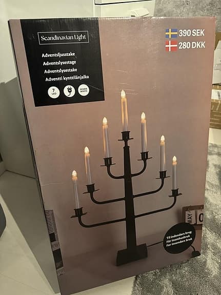 Adventsljusstake x 2