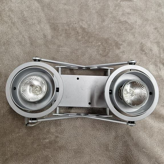 4 st. Spotlights armatur Deltalight Spacelab 2 ljuskällor