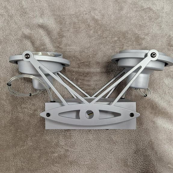 4 st. Spotlights armatur Deltalight Spacelab 2 ljuskällor