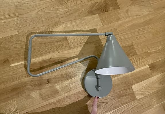 House doctor vägglampa, Game, grå