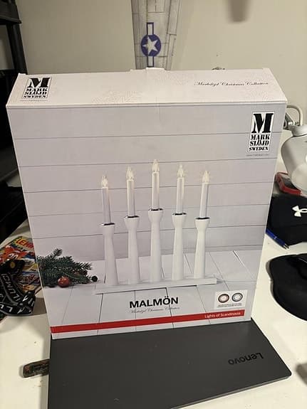 Adventsljusstakar markslöjd