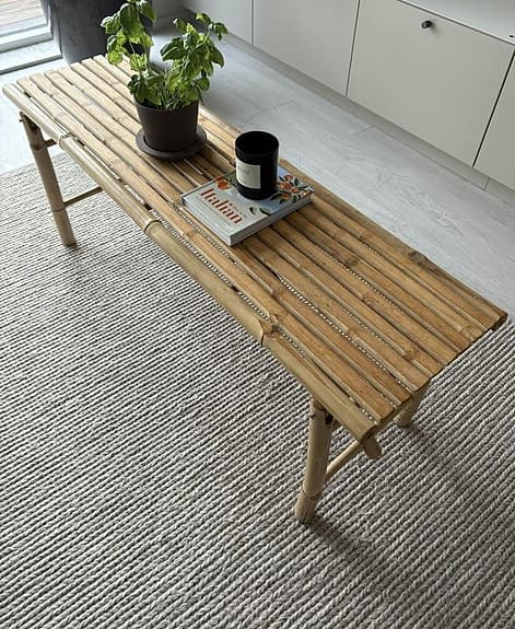 Bord/Bänk i bambu