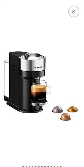 kaffemaskin nespresso vertu next chrome