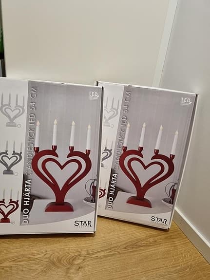 2 adventsljusstakar från Star Trading