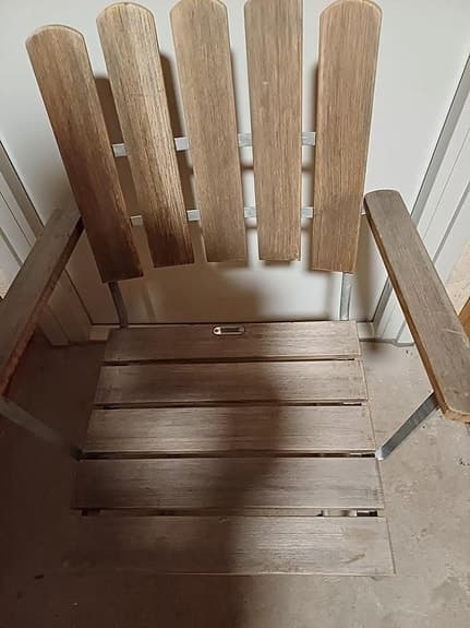 fyra st grythyttan stolar teak med galvad stål ram