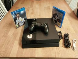 playstation 4 med 2 st spel
