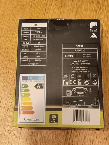 Eglo Fueva C Inbyggnadsspotar