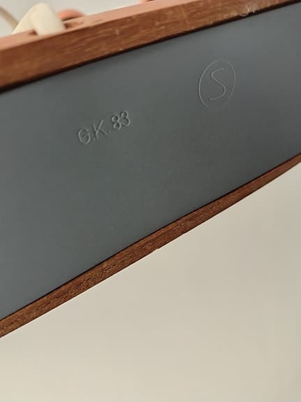 Philips GK 83 adventsljusstake i koppar och teak