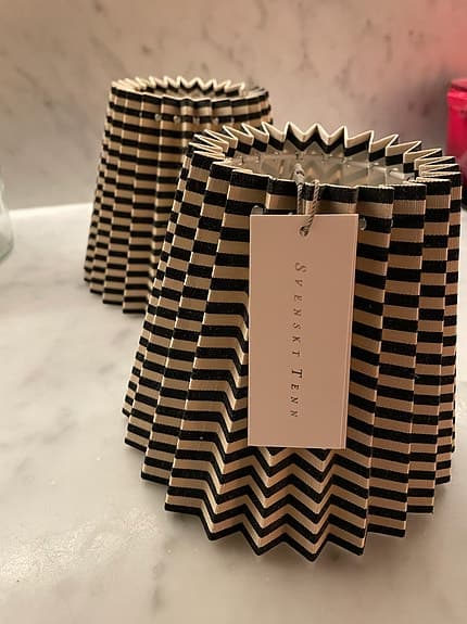 Svenskt Tenn vägglampa + skärmar