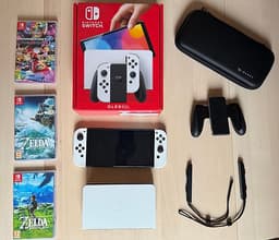 Nintendo Switch OLED - 3st Spel - Case