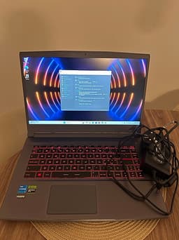 MSI GF63 Thin, RTX 4050, Intel core i5, 16gb