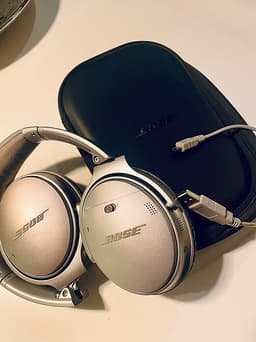 Bose QuietComfort 35 II Hörlurar silver inkl. väska