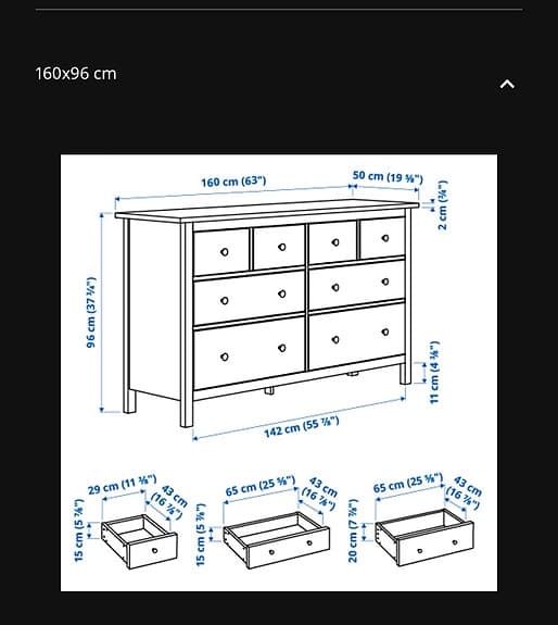 Byrå Ikea Hemnes