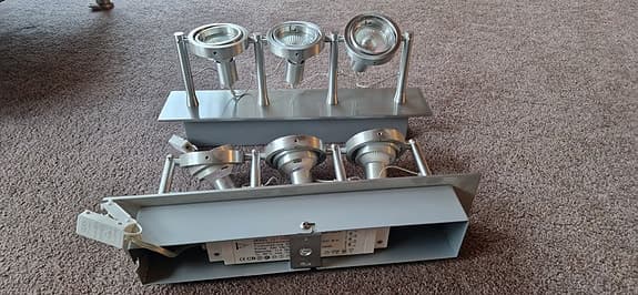 Anclite LED-spottar 3-pack 12W vit aluminium