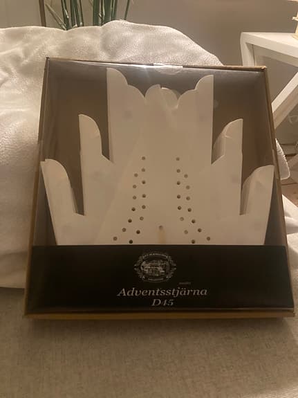 Julstjärna Stjernsund snow dia 45cm