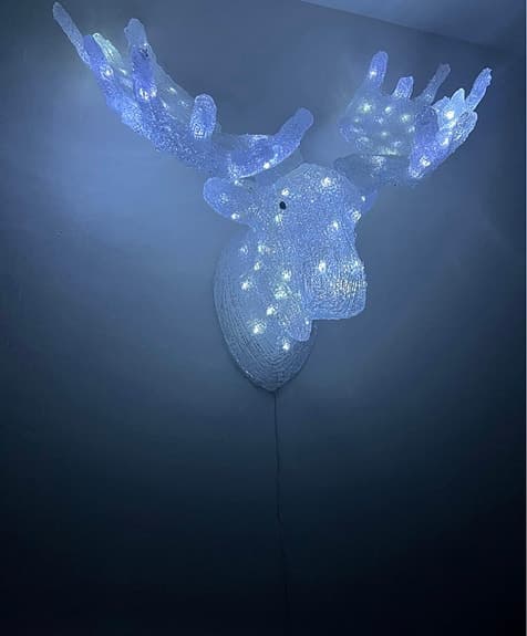 Älghuvud LED från Konstsmide Juldekoration och julbelysning helt ny