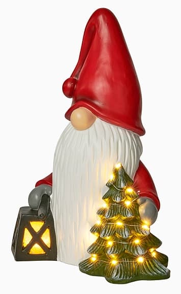 Tomte med lykta dekorationsbelysning