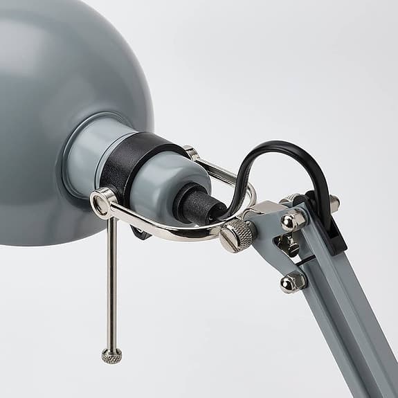 Ikea Forså, Arbetslampa, sovrumslampa. Grå-turkos.