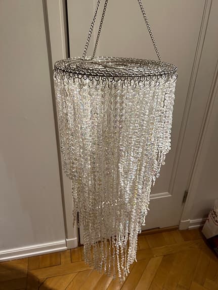 Taklampa ”kristallkrona”