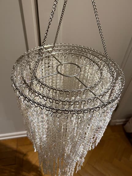 Taklampa ”kristallkrona”