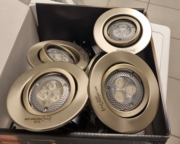 Spotlights tak infällda downlight