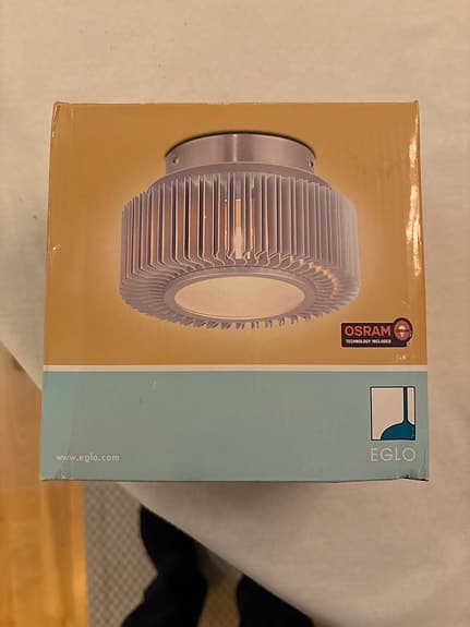 Vägg eller taklampa Eglo Chiron 89119 helt ny i förpackning