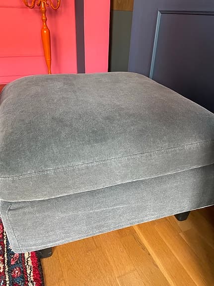 Fotpall/sittpall/ soffpall Grå Tyg