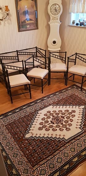 Puderstolar plus soffa