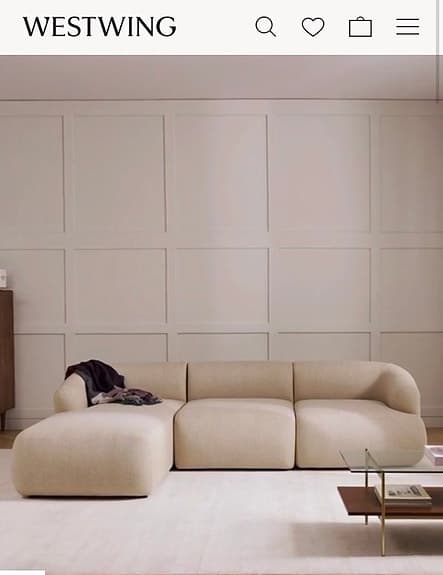 3-sits modulsoffa Westwing