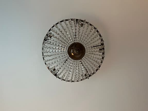 Kristallkrona plafond vintage
