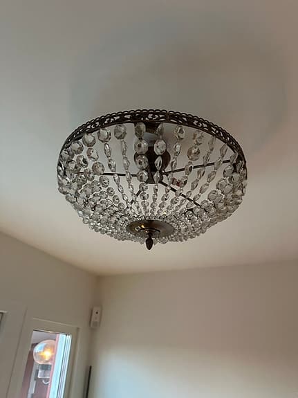 Kristallkrona plafond vintage