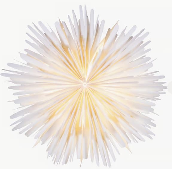 Två oanvända adventsstjärnor från Watt&Veke