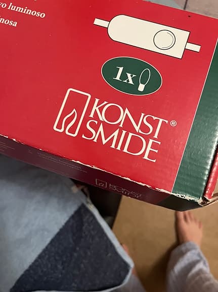 Sex julstjärnor från Konstsmide