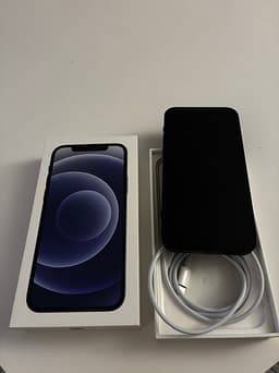 Apple iPhone 12  Smartphone 64 GB Svart