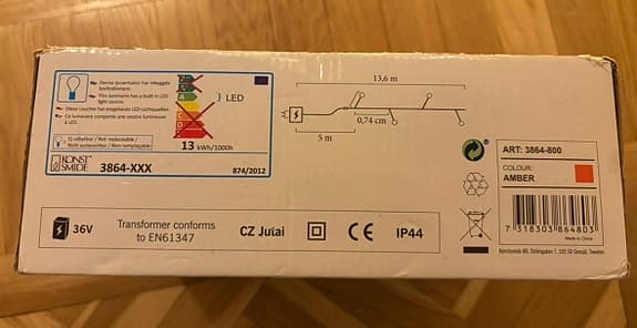Konstsmide LED-Ljusslinga med Multifunktion