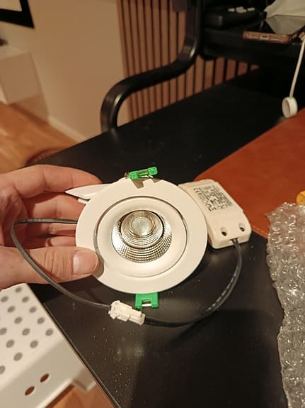 Parti : Led Downlight ställbar/vinkel med transformator