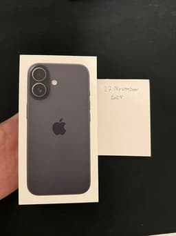 Oöppnad iPhone 17 256GB svart