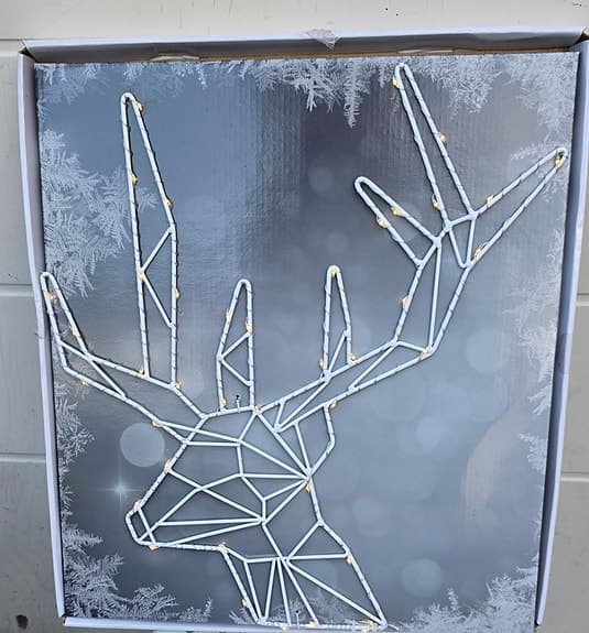 Decoration light Dekorationsbelysning NY 
Deer / ren . Ny i förpackning.