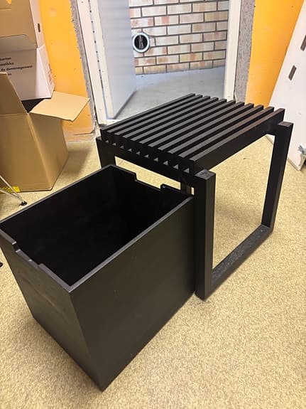 Cutter pall och låda- Skagerak