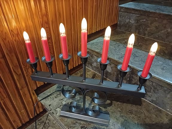 Elljusstake Gnosjö Konstsmide,Jul,Julljusstake